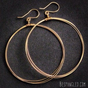 hoop earrings